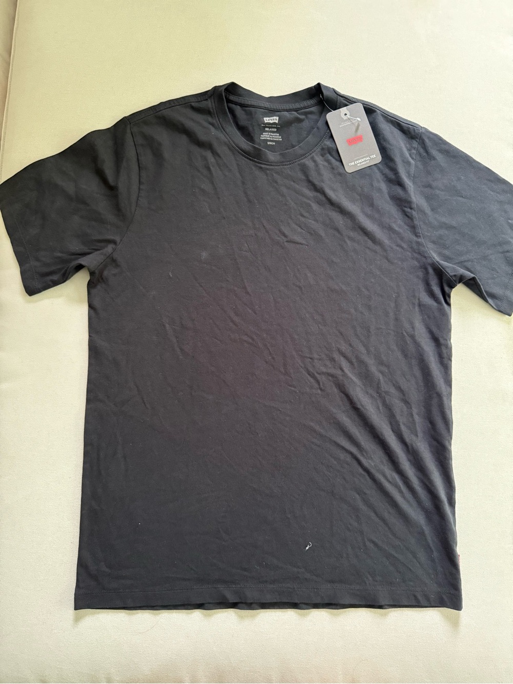 NWT Levi's Men's Black Crewneck Short Sleeve Tee